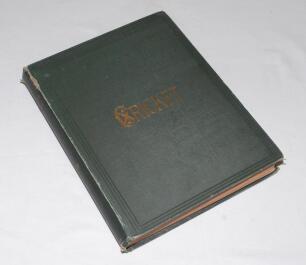 &lsquo;Cricket: A Weekly Record of the Game&rsquo;. Volume IX. Numbers 230-259 (27th January to 27th December 1890). Complete with title-page and contents page to front. Illustrated. Original publishers cloth with titles in gilt. Red speckled page edges. Complete wit