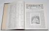 &lsquo;Cricket: A Weekly Record of the Game&rsquo;. Volumes XIX nos. 530-559 (25th January to 20th December 1900) & XX nos. 560-589 (31st January to 19th December 1901). Illustrated. Original publishers cloth with titles in gilt. Both volumes complete with title and - 2