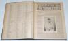 &lsquo;Cricket: A Weekly Record of the Game&rsquo;. Volumes XXVI nos. 740-769 (31st January to 19th December 1907) & XXVII nos. 770-799 (30th January to 24th December 1908). Illustrated. Both with title and contents pages to front. Vol. XXVI bound in red cloth, gilt - 4
