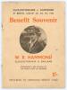 Walter Reginald Hammond. Gloucestershire & England 1920-1951. Official Benefit Souvenir for the Gloucestershire v Hampshire match played at Bristol, 4th-7th August 1934. Original pictorial covers. Some age toning and slight wear soiling to wrappers, rusti
