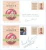 &lsquo;Bicentenary of the Ashes 1982&rsquo;. Thirty two copies of the official &lsquo;Australia vs. England Test Cricket Series&rsquo; first day cover issued by Australia Post, including two variations. Each cover individually signed in ink by an Australian or England Test playe - 2