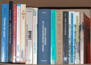 Sport and social history. A selection of fourteen modern academic softback (two hardback) titles. Subjects include social and class issues in sport, politics, sport, leisure and popular culture, the history of sport in Georgian England etc. Authors/ edito