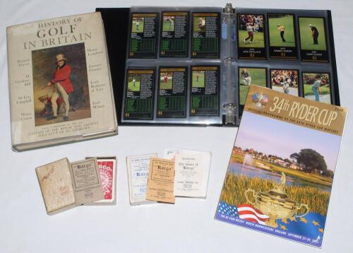 &lsquo;A History of Golf in Britain&rsquo;. Cassell & Co, London. First Edition 1951. With a foreword by Sir George Cunningham and contributions by Guy Campbell, Henry Longhurst, Leonard Crawley, Enid Wilson, Lord Brabazon of Tara, Henry Cotton, H Gardiner-Hill. Boun