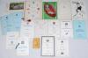 Rugby menus, itineraries, tickets, guest lists, table plans, odd programme etc 1970/90&rsquo;s. Players and press itineraries for Lions tour of South Africa 1968 (faults), England tour of New Zealand 1971, South Africa 1972, New Zealand 1977 and Japan, Fiji and - 2