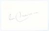 Franz Beckenbauer. Bayern Munich & West Germany. Signature of Beckenbauer on plain white postcard. Very good condition.