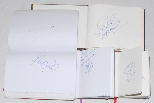 International and Club footballers’ signatures. Four autograph albums comprising an impressive collection of over 250 signatures of international and club players covering Europe, South America and some others, including some coaches. Mainly collected in 