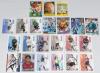 Football autographs 1950s-2000s. Four black files comprising well over 450 signatures of England Football League players and some non-League and European clubs. Signatures are to laid down magazine pages, cuttings, white cards, trade cards, pages, program - 5