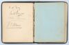 Australian tour of England 1905. Small black autograph book containing the ink signatures of the 1905 Australian tourists and many prominent Test and county players from the period. - 9