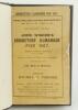 Wisden Cricketers’ Almanack 1917. 54th edition. Bound in brown boards, original paper wrappers, titles in gilt to spine. This edition formerly owned by writer Gerald Brodribb with his name in gilt to the bottom right hand corner of the front board and sig