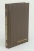 Wisden Cricketers’ Almanack 1917. 54th edition. Bound in brown boards, original paper wrappers, titles in gilt to spine. This edition formerly owned by writer Gerald Brodribb with his name in gilt to the bottom right hand corner of the front board and sig - 2