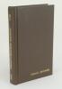 Wisden Cricketers’ Almanack 1918. 55th edition. Bound in brown boards, original paper wrappers, titles in gilt to spine. This edition formerly owned by writer Gerald Brodribb with his name in gilt to the bottom right hand corner of the front board and sig - 2