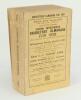 Wisden Cricketers’ Almanack 1928. 65th edition. Original paper wrappers. Rear wrapper cleanly detached, minor wear and age toning to wrappers, breaking to page block, small annotation to corner of first advertising page otherwise in good condition