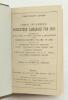 Wisden Cricketers’ Almanack 1891. 28th edition. Bound in brown boards, lacking original paper wrappers, with gilt titles to spine, red speckled page edges. Broken spine block, one page cleanly detached, lacking one advertising page at the rear otherwise i