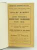 Wisden Cricketers’ Almanack 1913. 50th edition. Bound in half leather boards, original paper wrappers, with raised bands and gilt titles to spine. Good/very good condition