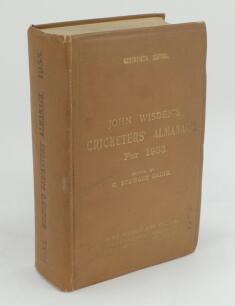 Wisden Cricketers’ Almanack 1933. 70th edition. Original hardback. Some general wear to boards and spine, dulling to gilt titles on front board and spine otherwise in good/very good condition