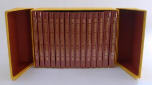 Wisden Cricketers’ Almanack 1864-1878. Fifteen facsimile editions published by John Wisden & Co Ltd, London 1991. Limited edition 497/1000. Brown hard board covers with gilt lettering to covers and spine. Sold with the original receipt from Wisden dated 1