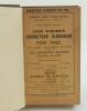 Wisden Cricketers’ Almanack 1902. 39th edition. Bound in dark brown boards, with original wrappers, gilt titles to spine. Minor light staining to front wrapper otherwise in good/very good condition