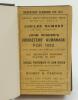 Wisden Cricketers’ Almanack 1913 and 1914. 50th & 51st editions. The 1913 edition bound in black leather boards, with original wrappers, gilt titles to spine. Ex Huddersfield Library. Trimming a little tight in odd places, minor wear and slight soiling to - 2