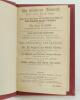 Wisden Cricketers’ Almanack 1864. 1st edition. Bound in red boards, lacking original paper wrappers, with title and date in gilt to spine, red speckled page edges. Pages checked, complete. Pages trimmed by the binder. Good/very good condition.