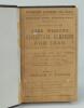 Wisden Cricketers’ Almanack 1889. 26th edition. Bound in dark brown boards, with original paper wrappers, with title and date in gilt to spine, beautifully marbled page block edge. Some soiling and minor marks to wrappers otherwise in very good condition