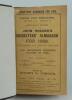 Wisden Cricketers’ Almanack 1909. 46th edition. Bound in dark brown boards, with original paper wrappers, title and date in gilt to spine, beautifully marbled page block edge. Minor fault to corner of front wrapper otherwise in very good condition