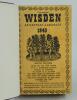 Wisden Cricketers’ Almanack 1938, 1939 and 1940. 75th, 76th & 77th editions. All three bound in dark brown boards, with original limp cloth covers, title and date in gilt to spine, beautifully marbled page block edge. Trimming a little tight to borders of - 3