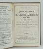 Wisden Cricketers’ Almanack 1886. 23rdd edition. Bound in brown boards, lacking original paper wrappers, with gilt titles to front board and spine. Lacking last two advertising pages, trimming by the binder a little tight in places with minor loss of text