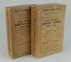 Wisden Cricketers’ Almanack 1904 and 1905. 41st & 42nd editions. Original paper wrappers. The 1904 edition lacking rear wrapper, some breaking to page block, front wrapper and spine a little age toned, small loss to the spine paper otherwise in good condi