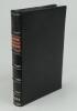 Wisden Cricketers’ Almanack 1917. 54th edition. Handsomely bound in full black leather, lacking original paper wrappers, raised bands and title and date in gilt to spine. Good/very good condition. Handwritten name of ownership and date ‘1966’ to the front - 2