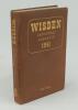 Wisden Cricketers&rsquo; Almanack 1941. 78th edition. Original hardback. Only 800 hardback copies were printed in this war year. Re-gilding to gilt titles and date on front board and spine, some wrinkling to odd internal pages, one causing slight loss of test t