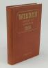 Wisden Cricketers&rsquo; Almanack 1945. 82nd edition. Original hardback. Only 1500 hardback copies were printed in this war year. Slight dulling to the gilt titles on the spine paper, small nick to the inside of the rear board otherwise in good/very good condit