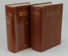 Wisden Cricketers&rsquo; Almanack 1961 and 1962. Original hardback editions. The 1961 edition with tear to head of spine where it meets the front board, broken front internal hinges, the boards of the 1962 edition covered in a plastic protective film, not remov