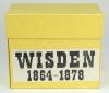 Wisden Cricketers&rsquo; Almanack 1864-1878. Fifteen facsimile editions, with pink wrappers, second facsimile edition printed by Lowe & Brydone Ltd, London 1974. Limited edition. Good condition. In original yellow box with title to side. Good condition - 2