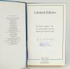 &lsquo;Last Over&rsquo;. E.W. Swanton and David Rayvern Allen. Richard Cohen Books, London, 1996. Limited edition quarter leather bound copy with gilt to all edges by Boundary Books. Limited edition of 90 copies, this being copy 62. Signed to the limitation page by S - 2