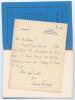 &lsquo;Champions of Cricket&rsquo;. Gerald Brodribb. Cricket Book Society, Hunstanton 1947. 94pp. Limited edition of only forty copies produced bound in original navy cloth, gilt title to spine. Bookplate of Brodribb to inside front cover with handwritten dedication - 5