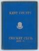 Kent County Cricket Club Annual 1878-1879. Hardback &lsquo;blue book&rsquo;. Original decorative boards. Gilt titles and to all page edges with silver gilt Kent emblem to centre. Printed by C.E. Davey, &lsquo;Kent Herald&rsquo; Office 1879. Minor age toning, wear and slight dark