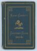 Kent County Cricket Club Annual 1883-1884. Hardback &lsquo;blue book&rsquo;. Original decorative boards. Gilt titles and to all page edges with gilt Kent emblem to centre. Printed by Cross & Jackman, &lsquo;The Canterbury Press&rsquo; 1884. Some breaking to the front internal hi
