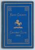 Kent County Cricket Club Annual 1894. Hardback ‘blue book’. Original decorative boards. Gilt titles and to all page edges with gilt Kent emblem to centre. Printed by Cross & Jackman, ‘The Canterbury Press’ 1894. Minor age toning to boards and spine otherw