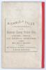 Somerset County Cricket Club 1890. Very rare first edition of the Year Book. Alex Hammett, Taunton 1891. Original decorative boards. Minor wear and soiling to boards, loss to the lower corner of the front wrapper, corner crease and nick to the rear wrappe - 2