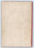 Somerset County Cricket Club Year Book 1890 and 1891. Compiled by Tom H. Knight. Alex Hammett, Taunton 1892. Original decorative boards. Minor wear and soiling to boards otherwise in very good condition. Rare second year of publication - 2