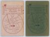 Somerset County Cricket Club Year Book 1920 and 1921. Somerset County Herald, Taunton. Original decorative wrappers. Some wear and rusting to the staples at the front of the book, minor wear, soiling to wrappers, small damge to the edge of the spine where - 2