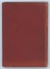 Yorkshire C.C.C. annual 1893. 1st year of issue. 100pp. Edited by J.B. Wostinholm. J. Robertshaw, Sheffield, printer. Original maroon boards with tooled decoration, titles in gilt to front board with white rose emblem to centre, gilt to page edges. Padwic - 2