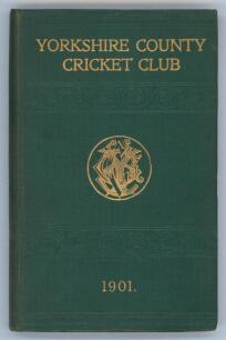 Yorkshire C.C.C. annual 1901. 9th annual issue. Original decorative boards, gilt to edges. Very good condition