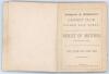 ‘Hodgson & Simpson’s Cricket Club, Calder Soap Works. Result of Matches, Season 1881’. Printed by S. Audsley, Smyth Street, Wakefield. 76pp. Bound in original maroon cloth covered boards. Comprises list of officers and detailed first, second and third tea