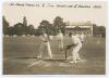 ‘A Hundred Years of Trent Bridge’. E.V. Lucas. Privately printed for Sir Julian Cahn. Nottingham 1938. Original grey cloth with colour County emblem to front. Some foxing to boards and pages edges, otherwise in good condition. Sold with ‘Sir Julien Cahn’s - 2