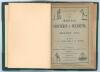 ‘The Norfolk Cricket Annual. Season 1891’. Third year of publication. Edited by R.H. Legge and F.W. Watson. Published by Jarrold & Sons, London and Norwich. Handsomely bound in dark green half leather and cloth, raised bands, gilt title and bat and ball e