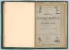 ‘The Norfolk Cricket Annual. Season 1893’. Fifth year of publication. Edited by Robin H. Legge. Published by Jarrold & Sons, London and Norwich. Handsomely bound in dark green half leather and cloth, raised bands, gilt title and bat and ball emblem to spi