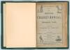 ‘The Norfolk Cricket Annual. Season 1894’. Sixth year of publication. Edited by Robin H. Legge. Published by Jarrold & Sons, London and Norwich. Handsomely bound in dark green half leather and cloth, raised bands, gilt title and bat and ball emblem to spi