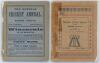 ‘The Norfolk Cricket Annual’ Seasons 1909-10 and 1910-11. Two annuals edited by C.B.L. Prior, both in original paper wrappers. Ownership name of Henry Blofeld in pencil to first advertising page of the 1909/10 issue, the 1910/11 issue with typed ownership