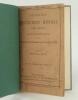 ‘Scottish Cricketers’ Annual and Guide containing an authentic record....’. No. VI. Season 1876-77. Edited by Percival King, Edinburgh. Bound in grey boards with original wrappers, titles in silver to spine. Minor fault to the binding of the front wrapper